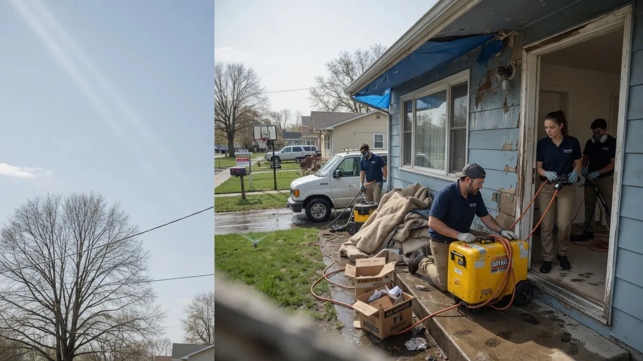 Basement Flood Cleanup in Creston, IL near me